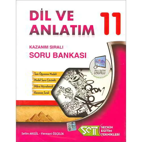 11.Sınıf Dil ve Anlatım Kazanım Sıralı Soru Bankası (Kampanyalı) Seçkin Eğitim