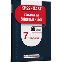 KPSS ÖABT Coğrafya Öğretmenliği Lokomotif Serisi QR Çözümlü 7li Deneme Akademi