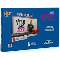 İsem 2022 KPSS Eğitim Bilimleri Öğrenme Psikolojisi Video Ders Notları