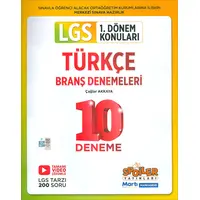 8.Sınıf LGS 1.Dönem Türkçe Branş Denemeleri Spoiler Yayınları