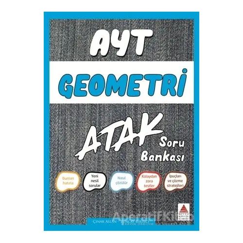 AYT Geometri Atak Soru Bankası - Tuncay Birinci - Delta Kültür Yayınevi