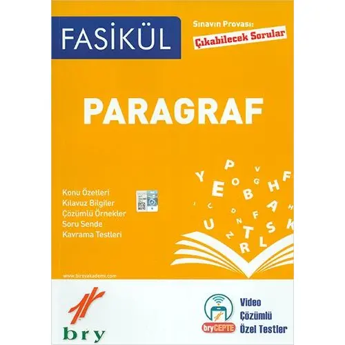 Birey Paragraf Fasikül Çıkabilecek Sorular