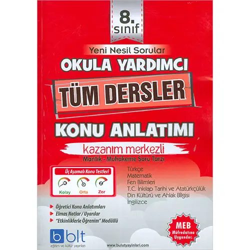 Bulut 8.Sınıf Tüm Dersler Konu Anlatımı