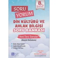 Bulut 8.Sınıf Soru Yorum Din Kültürü ve Ahlak Bilgisi Soru