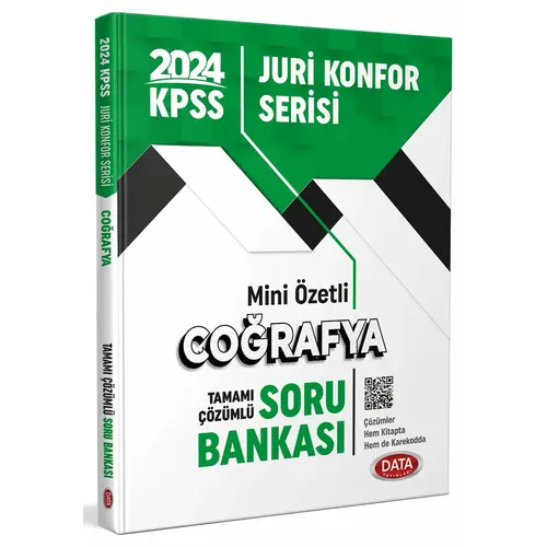 Data 2024 KPSS Jüri Konfor Serisi Coğrafya Soru Bankası