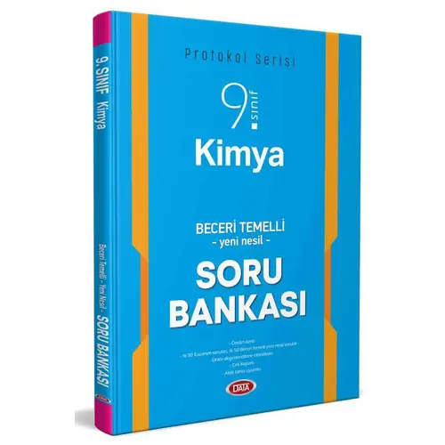 Data 9. Sınıf Kimya Beceri Temelli Soru Bankası (Protokol Serisi)