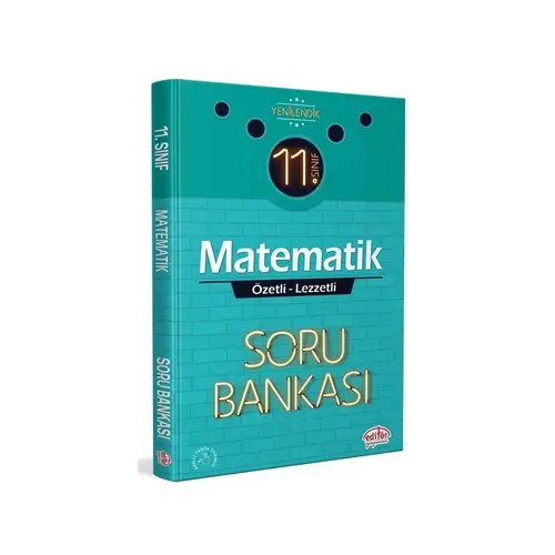 Editör 11. Sınıf Matematik Özetli Lezzetli Soru Bankası