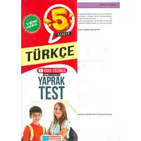 5. Sınıf Türkçe Yaprak Test - Kolektif - Evrensel İletişim Yayınları