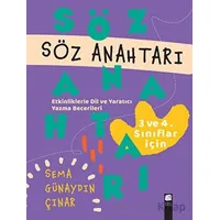 Söz Anahtarı - Sema Günaydın Çınar - Final Kültür Sanat Yayınları