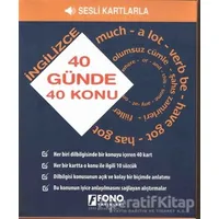 40 Günde 40 İngilizce Konu - Sesli Kartlarla - Kolektif - Fono Yayınları