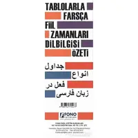 Tablolarla Farsça Fiil Zamanları Dilbilgisi Özeti - Kolektif - Fono Yayınları