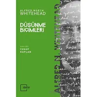 Düşünme Biçimleri - Alfred North Whitehead - Külliyat Yayınları