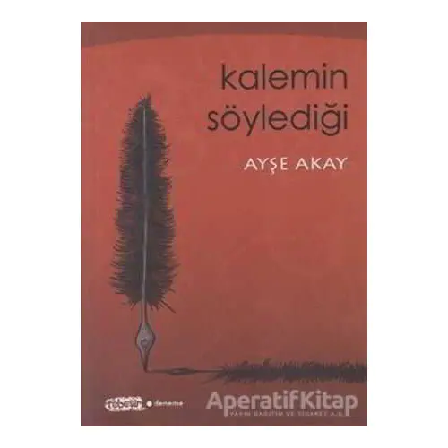 Kalemin Söylediği - Ayşe Akay - Tebeşir Yayınları