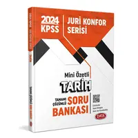 2024 KPSS Tarih Tamamı Sınava Hazırlık Jüri Konfor Serisi Data Yayınları