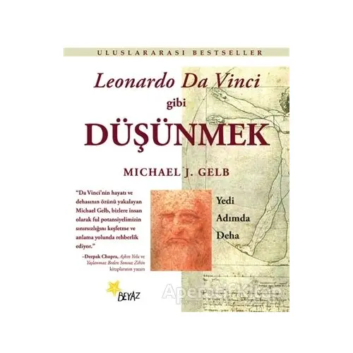 Leonardo Da Vinci Gibi Düşünmek - Michael J. Gelb - Beyaz Yayınları