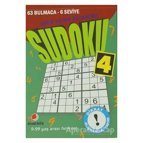 Sudoku 4 - Kolektif - Sinemis Yayınları