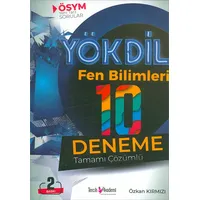 Tercih Akademi YÖKDİL Fen Bilimleri Çözümlü 10 Deneme