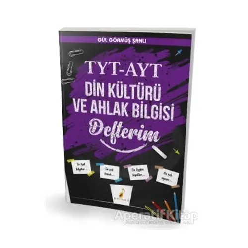 TYT-AYT Din Kültürü ve Ahlak Bilgisi Defterim Pelikan Tıp Teknik Yayıncılık