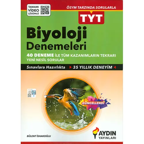 TYT Biyoloji Denemeleri Aydın Yayınları