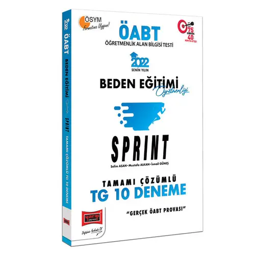 Yargı 2022 ÖABT Beden Eğitimi Öğretmenliği Sprint TG Tamamı Çözümlü 10 Deneme