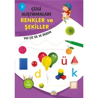 Renkler ve Şekiller - Çizgi Alıştırmaları - Emine Ulusoy - 0-6 Yaş Yayınları