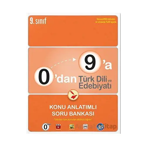 0’dan 9’a Türk Dili ve Edebiyatı Konu Anlatımlı Soru Bankası Tonguç Akademi