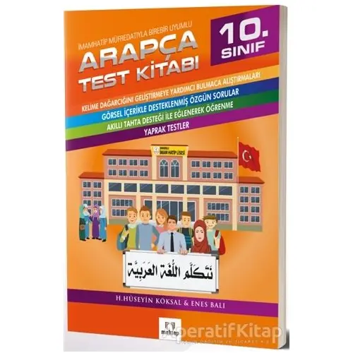 10. Sınıf Arapça Test Kitabı - H. Hüseyin Köksal - Mektep Yayınları