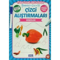 Çizgi Alıştırmaları - Sebzeler (4 Yaş) - Kolektif - Parıltı Yayınları