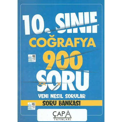 10.Sınıf Coğrafya Soru Bankası Çapa Yayınları