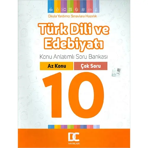 10.Sınıf Türk Dili ve Edebiyatı Konu Anlatımlı Soru Bankası Az Konu Çok Soru Doğru Cevap Yayınları