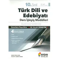 10.Sınıf Türk Dili ve Edebiyatı Ders İşleyiş Modülleri Aydın Yayınları