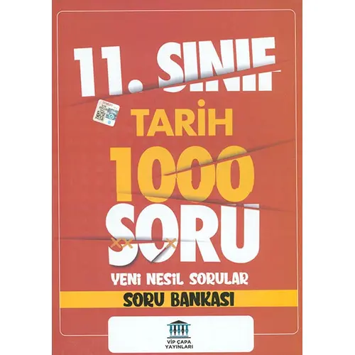 11.Sınıf Tarih Soru Bankası Çapa Yayınları