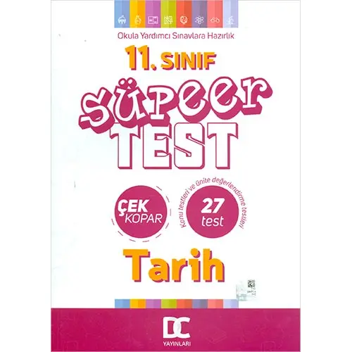 11.Sınıf Tarih Süper Test Çek Kopar Doğru Cevap Yayınları