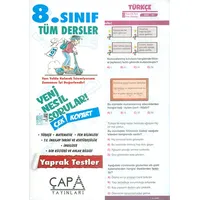 8.Sınıf Tüm Dersler Yaprak Test Çapa Yayınları