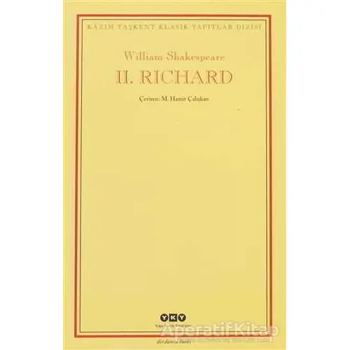 2. Richard - William Shakespeare - Yapı Kredi Yayınları