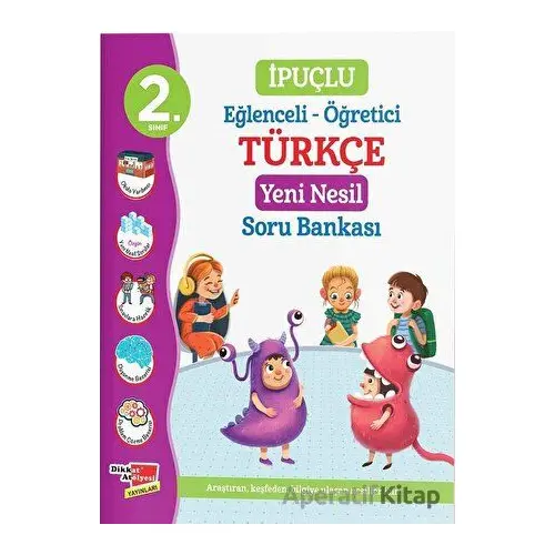 2. Sınıf İpuçlu Eğlenceli - Öğretici Türkçe Yeni Nesil Soru Bankası