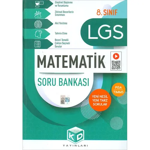 2021 8.Sınıf LGS Matematik Soru Bankası KD Yayınları