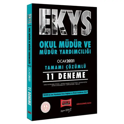 2021 EKYS Okul Müdür ve Müdür Yardımcılığı Tamamı Çözümlü 11 Deneme Yargı Yayınları