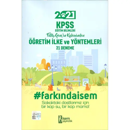 2021 İsem KPSS Eğitim Bilimleri Öğretim İlke ve Yöntemleri 21 Deneme