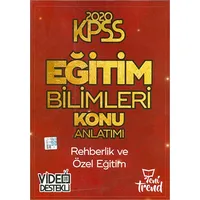 Yeni Trend 2020 KPSS Rehberlik ve Özel Eğitim Konu Anlatımı