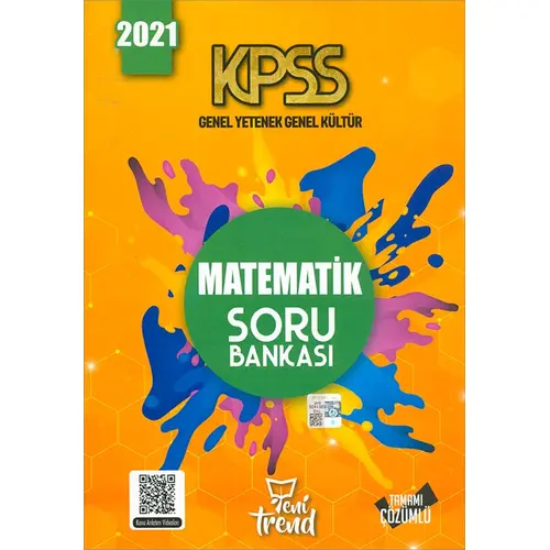 2021 KPSS Matematik Soru Bankası Yeni Trend Yayınları