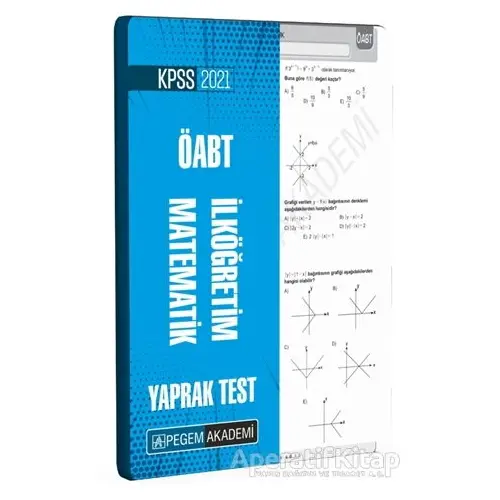 2021 KPSS ÖABT İlköğretim Yaprak Test - Kolektif - Pegem Akademi Yayıncılık