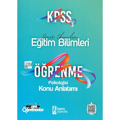 2021 KPSS Öğrenme Psikolojisi Konu Anlatımı İsem Yayıncılık