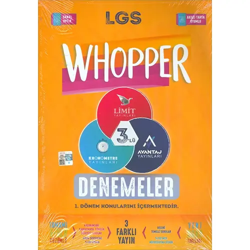 2021 LGS Whopper 3 Lü Deneme Sınavı