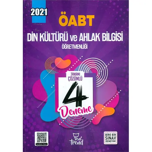 2021 ÖABT Din Kültürü Öğretmenliği Çözümlü 4 Deneme Yeni Trend Yayınları