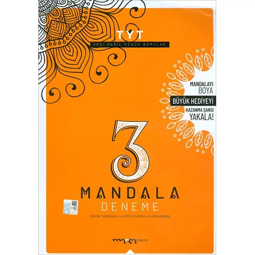 2021 TYT 3 Deneme ÖSYM Tarzı 3 Mandala Hediyeli Marka Yayınları