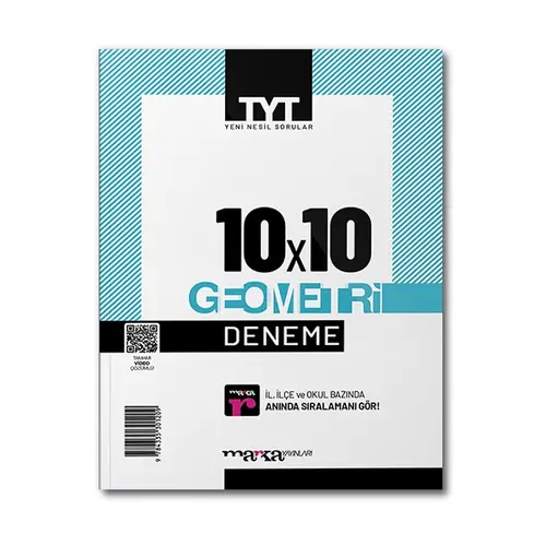 Marka TYT Geometri 10 Deneme Tamamı Video Çözümlü
