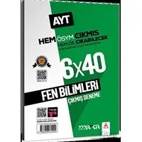 2023 AYT Fen Bilimleri ÖSYM Çıkmış ve Çıkabilecek Sorulardan Oluşturulmuş 6 Deneme Sınavı Tamamı Vid