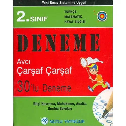 2.Sınıf Avcı Çarşaf Çarşaf Mutlu Yayıncılık