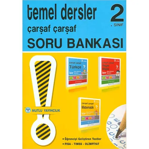 2.Sınıf Temel Dersler Çarşaf Çarşaf Soru Bankası Mutlu Yayıncılık